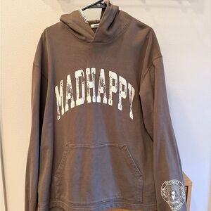 Madhappy Distressed Brown Pullover Hoodie